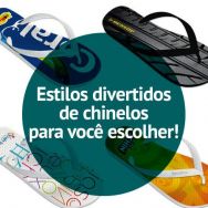 Estilos divertidos de chinelos para você escolher!